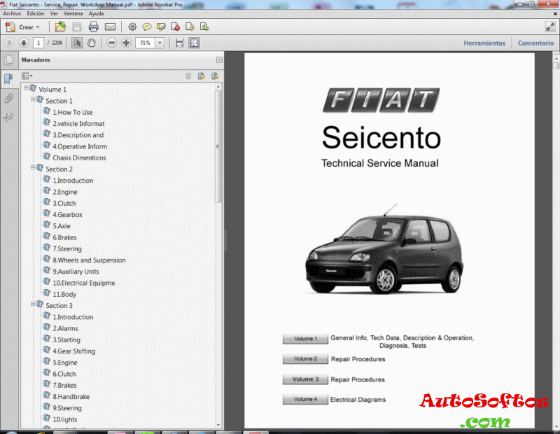 Руководство По Ремонту И Эксплуатации Fiat Seicento