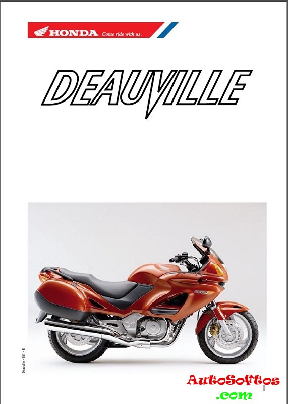 Honda NT 650 V Deauville Manual [2000, PDF, ENG