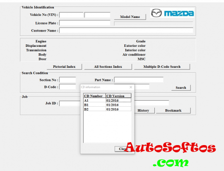 Mazda EPC II 01.2016 торрент Скачать