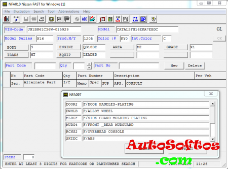 Nissan & Infiniti Fast 01/2017 5.01 [ENG] Скачать
