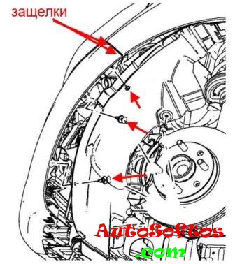 Как снять передний и задний бампер Chevrolet Spark (Matiz)/ Daewoo Matiz (после 2010 года)