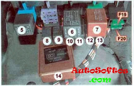 Предохранители Daewoo Nexia n150 n100 и реле с назначением и схемами блоков