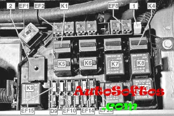 Предохранители и реле Daewoo Lanos со схемами и описанием назначения