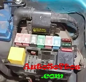 Описание предохранителей и реле Kia Sephia со схемами блоков