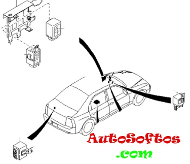 Предохранители и реле Kia Shuma 2 и 1 с описанием назначения и схемами блоков