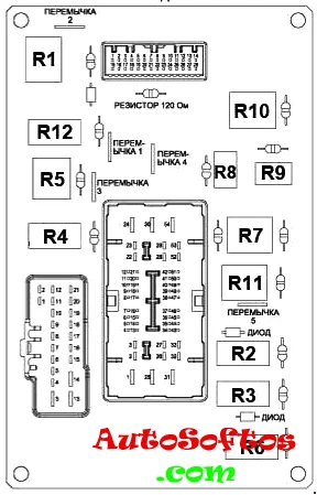 Предохранители Kia Rio 3 и реле со схемами и их назначением