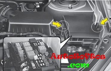 Предохранители Kia Carens 3 и реле со схемами блоков и описанием