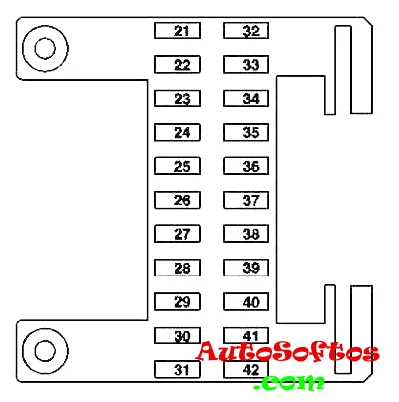Предохранители Mercedes w219 (C219) и реле с описанием и схемами блоков